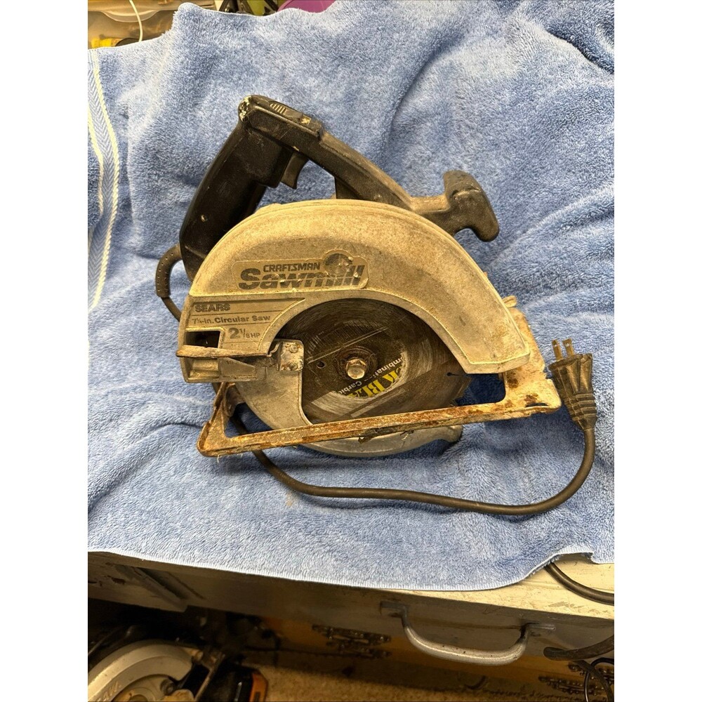 CRAFT7-1/4" Circular Saw Model 315.108220 Double Insulated CRAFTSMAN Sawmill USA